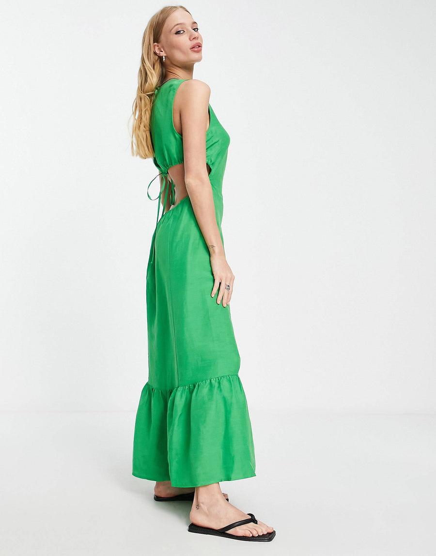 Topshop cut out linen smock dress (7 of 14)