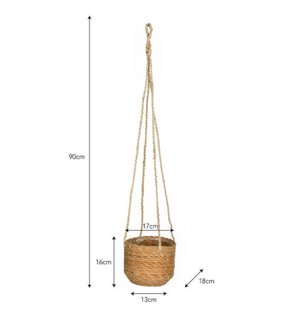 Jute Hanging Plant Pot